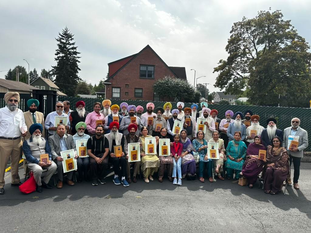 Memorable Launch Ceremony of Punjabi Lekhiri Sabha Seattle President Karnail Singh Kails Debut Story Collection Shagna Da Card